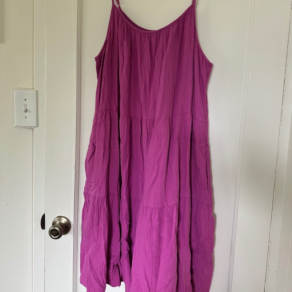 Pink Scoop Neck Dress XL Universal Thread Target
